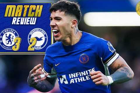 2 GOAL ENZO HELPS 10 MEN CHELSEA TO HARDFOUGHT, UGLY WIN || Chelsea 3-2 Brighton