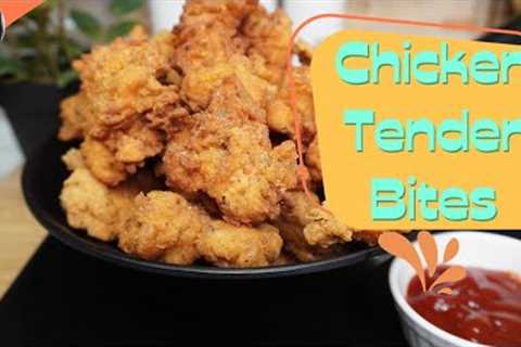 CHICKEN TENDER BITES | CRISPY CHICKEN NUGGETS | Recipe for Chicken starters | Sarah''s Herbs &..