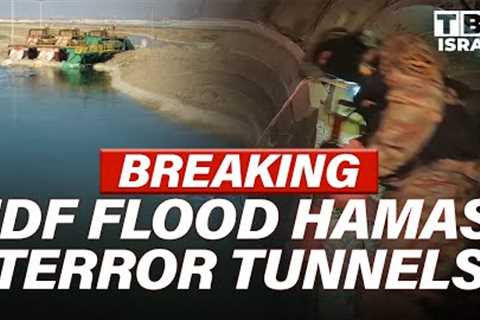 BREAKING: IDF Pumps Water from Mediterranean Sea to Flood Out Hamas Terror Tunnels | TBN Israel