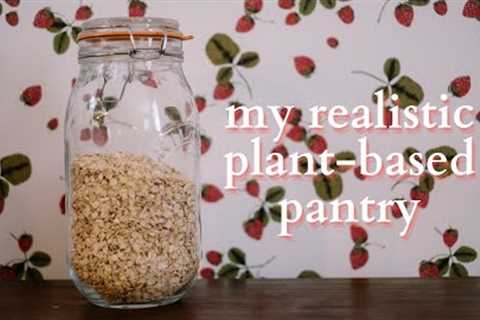 Organize My Plant-Based Pantry with me