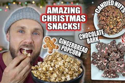 3 Easy Christmas SNACKS everyone will love! 🎄