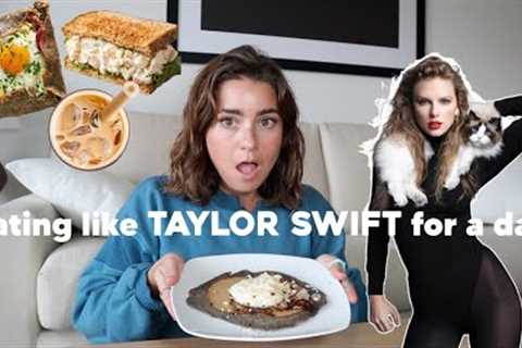 eating like Taylor Swift for a day