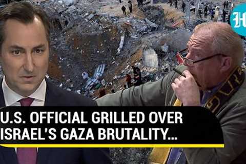 Biden Official Vs Reporter Over U.S. Backing Israel’s Gaza Brutality | Watch