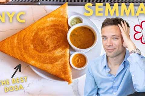 Eating Michelin Starred Dosas at Semma. The Best Indian Restaurant in NYC