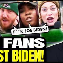 Reporter Left in SHOCK as Blue State NFL Fans TURN On Joe: F*** Biden, Bring Back TRUMP!''🔥🇺🇸