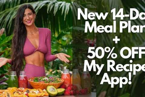 New 14-Day Meal Plan + 50% OFF My FullyRaw Recipe App! 🌱 Best 500 Raw Vegan Recipes for 2024! 🎉