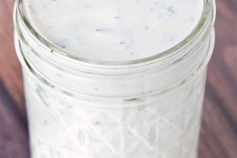 Homemade Buttermilk Ranch Dressing