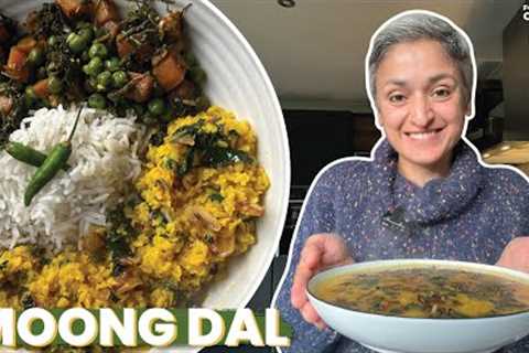 Make the most delicious MOONG DAL in 10 minutes | VEGAN HEALTHY LENTIL RECIPE!