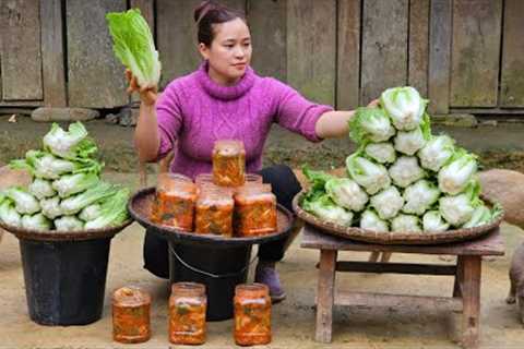 3 Days: How to Make Your Own Kimchi from Napa Cabbage - Harvest vegetable - Lý Thị Ca