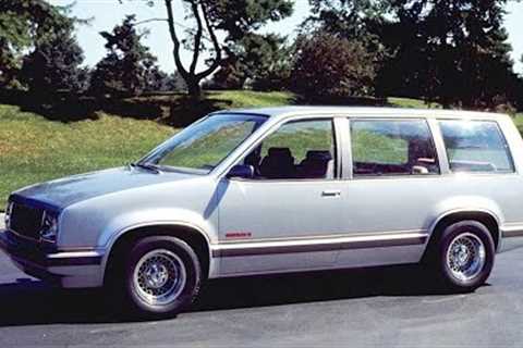 GM Beats Chrysler to Launching the Minivan for 1980!!!  Well, Almost...