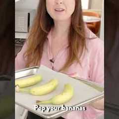 How to Ripen Bananas QUICK! #bakingtips