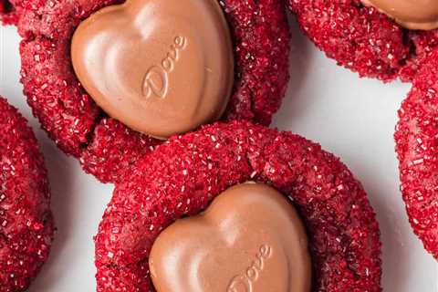 Red Velvet Blossom Cookies