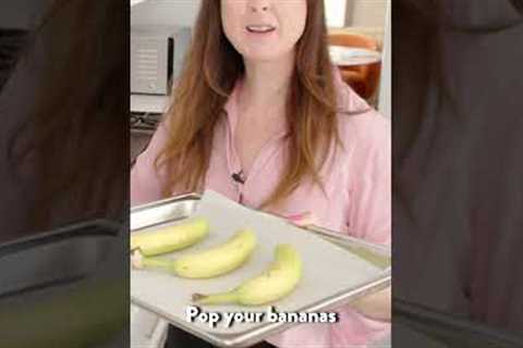 How to Ripen Bananas QUICK! #bakingtips