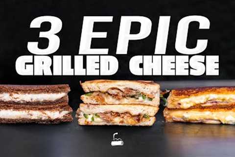 3 EPIC GRILLED CHEESE SANDWICHES THAT YOU'RE ABOUT TO BE RUNNING TO MAKE... | SAM THE COOKING GUY