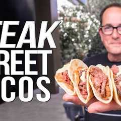 INSANELY EASY YET DELICIOUS STEAK STREET TACOS! | SAM THE COOKING GUY