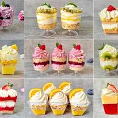 9 Quick and Easy NO BAKE Fruit Dessert Cups Recipes. Easy and Yummy dessert ideas.