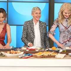 Ellen and Nicole Kidman Try to Learn Cooking Skills from Giada De Laurentiis