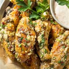 Grilled Garlic Parmesan Wings