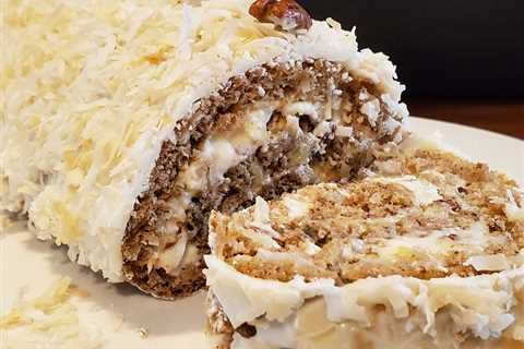 Hummingbird Cake Roll - Wicked Handy