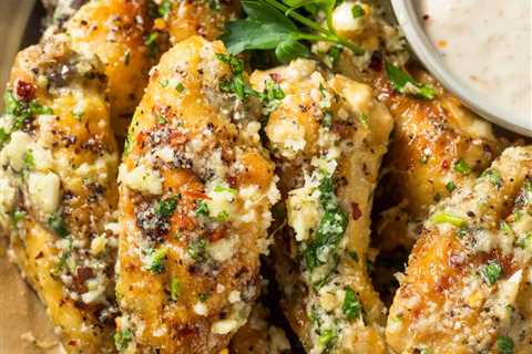 Grilled Garlic Parmesan Wings