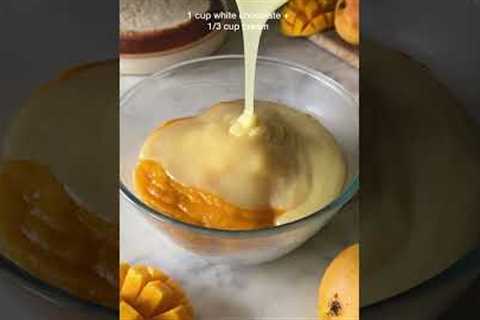 *EASIEST* MANGO MOUSSE CAKE AT HOME #shorts