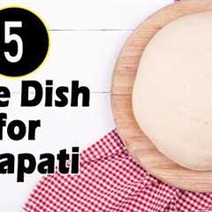 5 Chapati Side Dishes | Side Dish For Chapati | North Indian Gravies | Dishes to Serve With Chapati