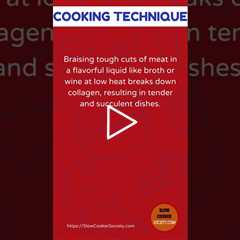 🍖 Tender Braising Technique