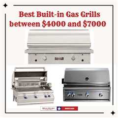 Best Built-in Gas Grills Between $4000 and $7000 (for 2024)