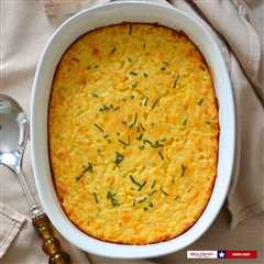 Chive and Cheddar Corn Pudding