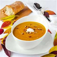 Sweet Potato Soup – with a touch of maple.