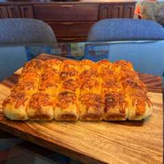 Red Leicester Cheese Sourdough Milk Rolls