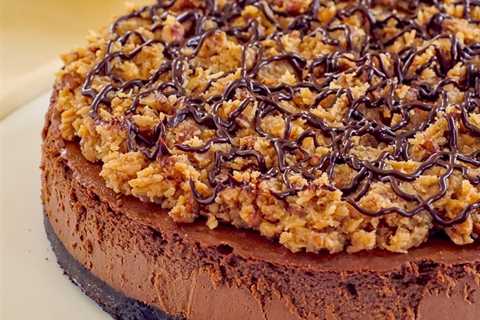 German Chocolate Cheesecake