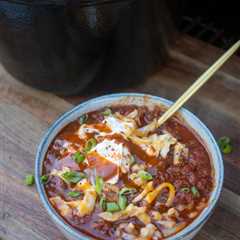 Smoked Over the Top Chili