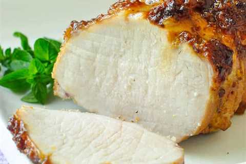 Easy Glazed Brown Sugar and Dijon Pork Loin