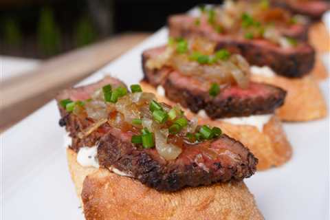 Grilled Steak Crostini