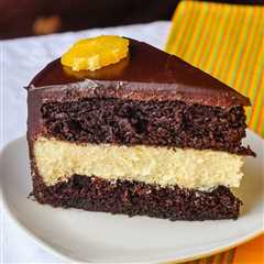 Chocolate Orange Cheesecake Layer Cake