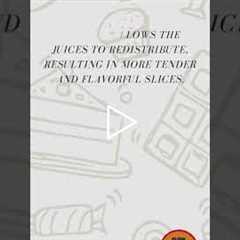 Juicy Rest: Meat Tenderizing Tip 🍖