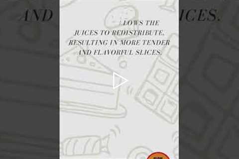 Juicy Rest: Meat Tenderizing Tip 🍖