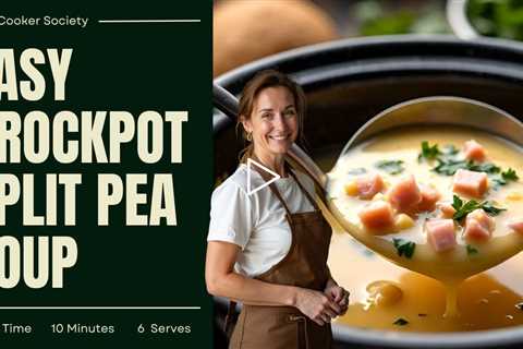 Easy Split Pea Soup in Crockpot - The Dump and Go Recipe You Need