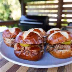 Smoked Pulled Pork with Mustard BBQ Sauce
