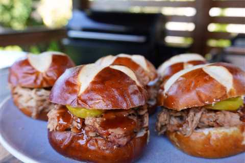 Smoked Pulled Pork with Mustard BBQ Sauce