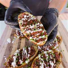 Grilled Cheesesteak Potato Skins